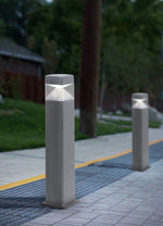 Magnalux Ester 800 mm Black Clear LED 10W Bollard Post Light Part Number - ESTER800/LED10BL