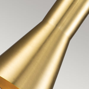 Elstead Lighting Pendant from the Etoile range. Etoile 1lt Medium Pendant - Aged Brass and Gold Leaf Product Code = ETOILE-P-M-AB