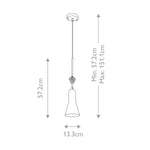 Elstead Lighting Pendant from the Etoile range. Etoile 1-light Small Pendant - Matte Black and Gold Leaf – SKU ETOILE-P-S-MB