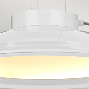 Elstead Lighting Pendant from the Europa range. Europa 1 Light Large LED Pendant Product Code = EUROPA-P-C