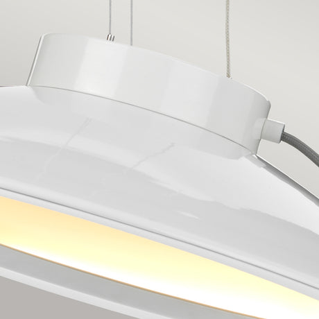 Elstead Lighting Pendant from the Europa range. Europa 1 Light Large LED Pendant Product Code = EUROPA-P-C