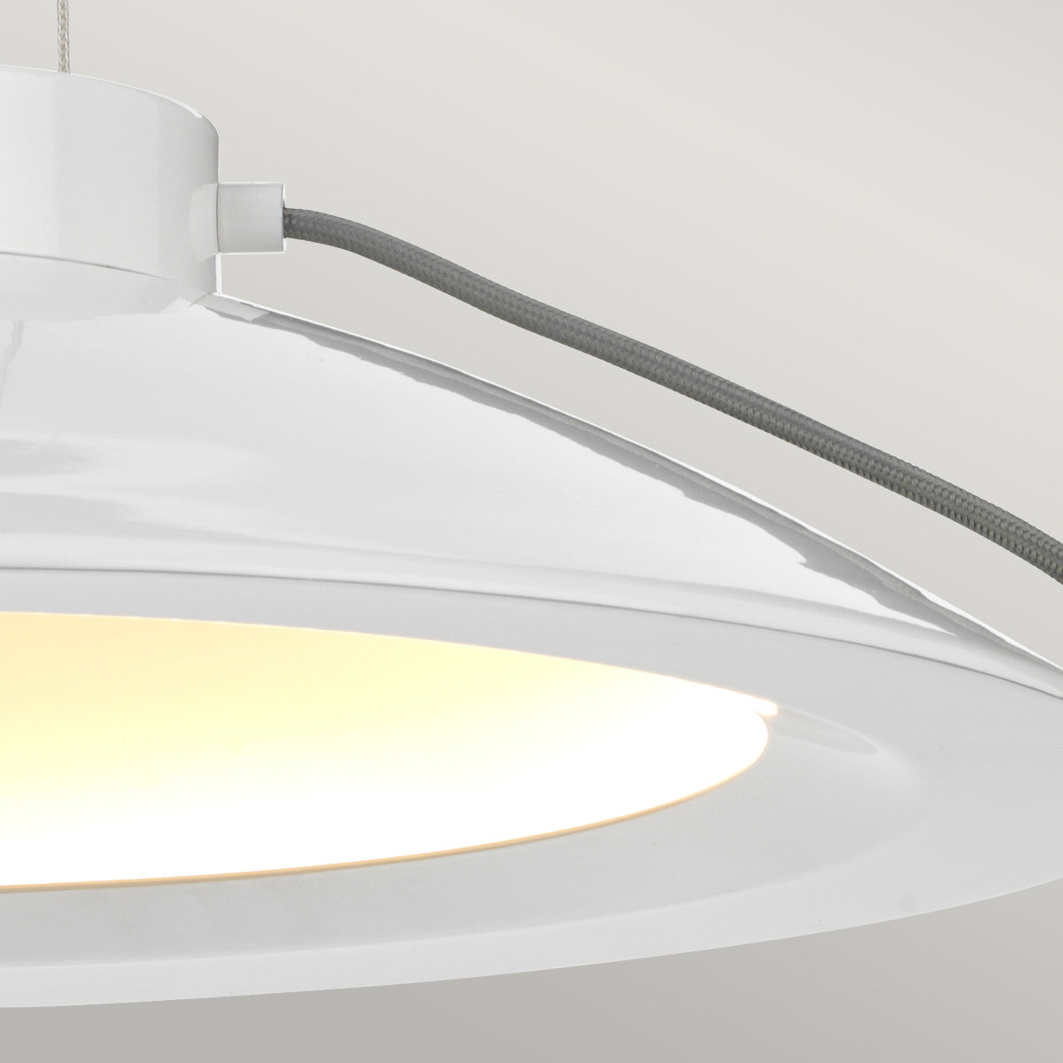 Elstead Lighting Pendant from the Europa range. Europa 1 Light Large LED Pendant Product Code = EUROPA-P-C
