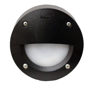 Magnalux ExtraLeti100 Round  Black Eyelid Opal LED GX53 3W Wall Light Part Number - EXTRALETI100RDELBL