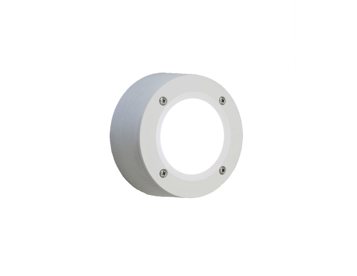 Magnalux ExtraLeti 100 Round Grey Grill Opal LED GX53 3W Wall Light Part Number - EXTRALETI100RDGRGY