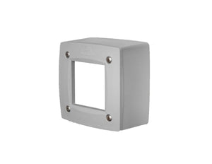 Magnalux Extra Leti 100 Square Grey Opal LED GX53 3W Wall Light Part Number - EXTRALETI100SQGY