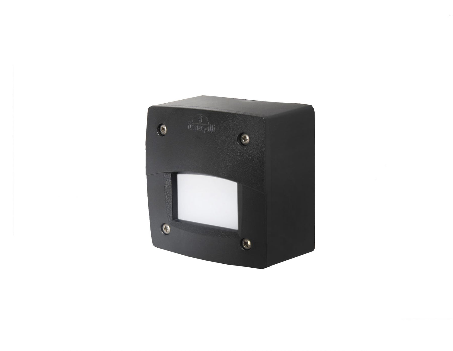 Magnalux ExtraLeti100 Square Black Eyelid Opal LED GX53 3W Wall Light Part Number - EXTRALETI100SQELBL