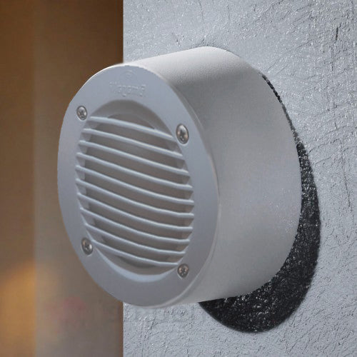 Magnalux ExtraLeti 100 Round Grey Grill Opal LED GX53 3W Wall Light Part Number - EXTRALETI100RDGRGY