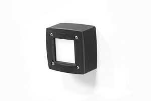 Magnalux Extra Leti 100 Square Black Opal LED GX53 3W Wall Light Part Number - EXTRALETI100SQBL