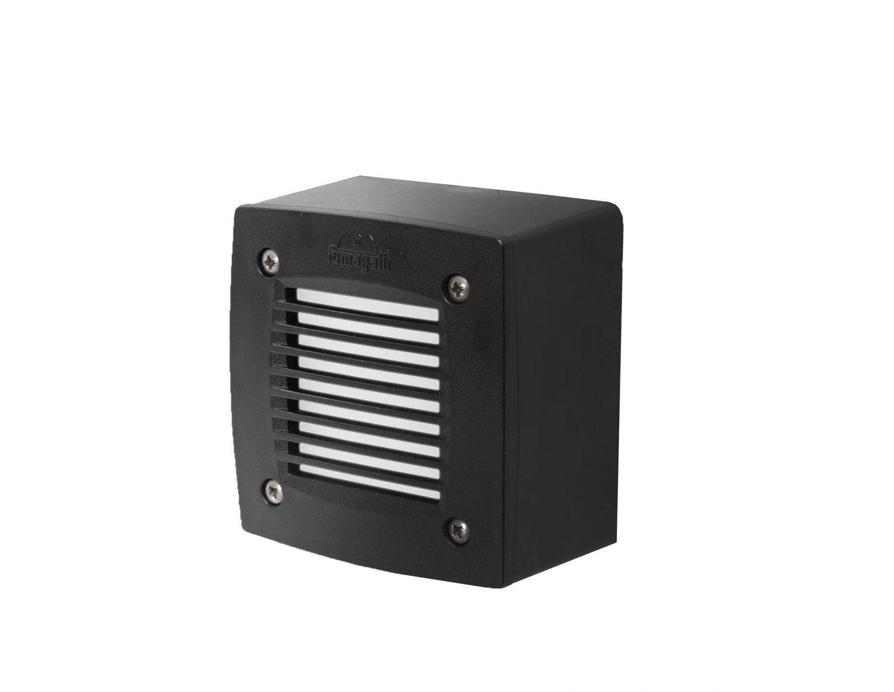 Magnalux ExtraLeti 100 Square Black Grill Opal LED GX53 3W Wall Light Part Number - EXTRALETI100SQGRBL