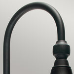 Norlys Firenze 1 Light Wall Lantern - Black F2-BLACK