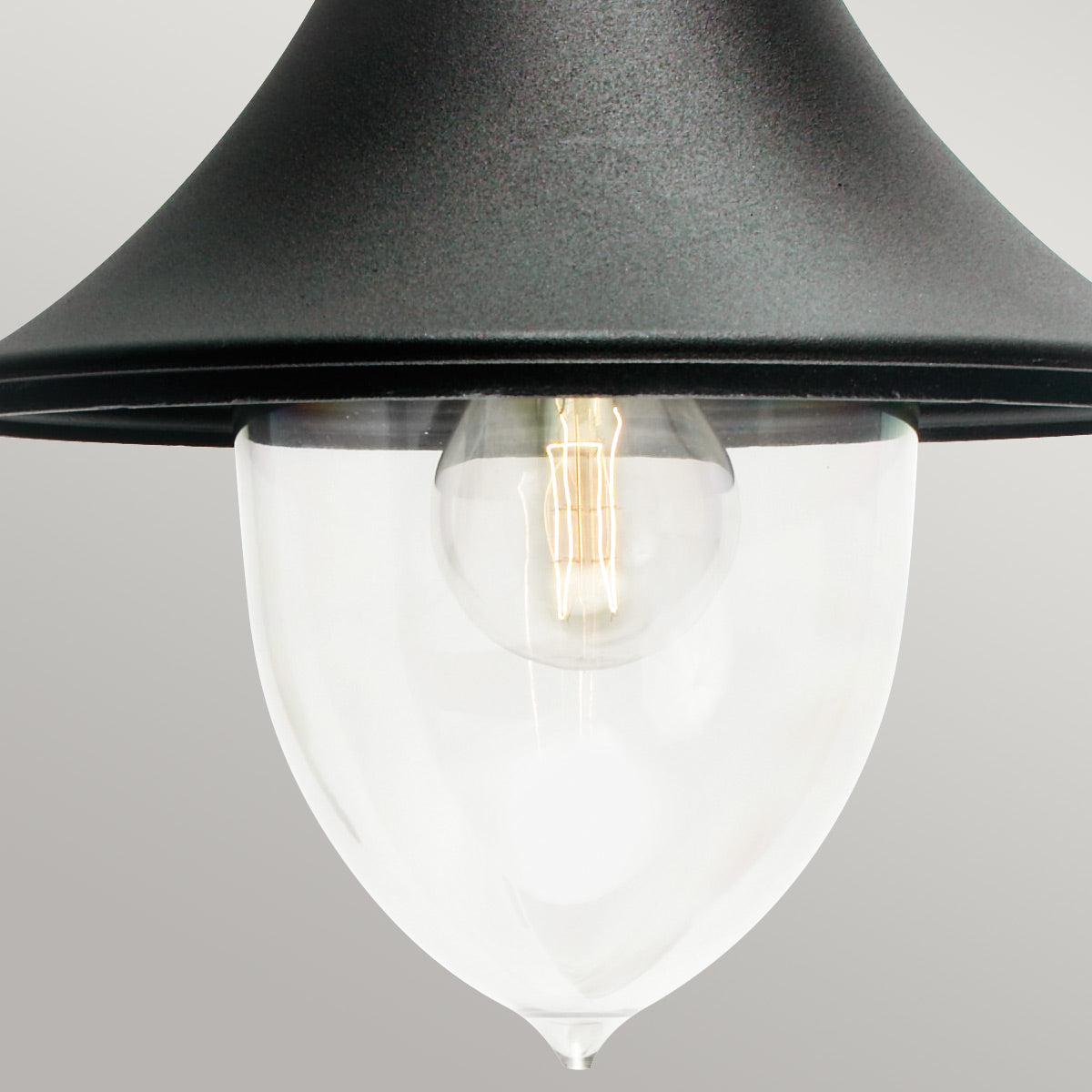 Norlys Firenze 1 Light Wall Lantern - Black F2-BLACK