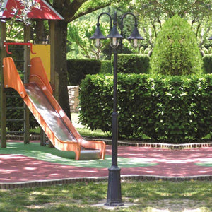 Norlys Firenze 3 Light Lamp Post F7-BLACK