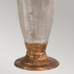 Flambeau Table Lamp from the Bienville range. Bienville 1 Light Table Lamp - Silver/Gold Product Code = FB-BIENVILLE-TL