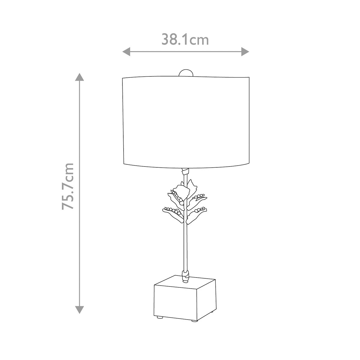 Flambeau Table Lamp from the Camilia range. Camilia 1-light Table Lamp - Antique Gold and Black – SKU FB-CAMILIA-TL