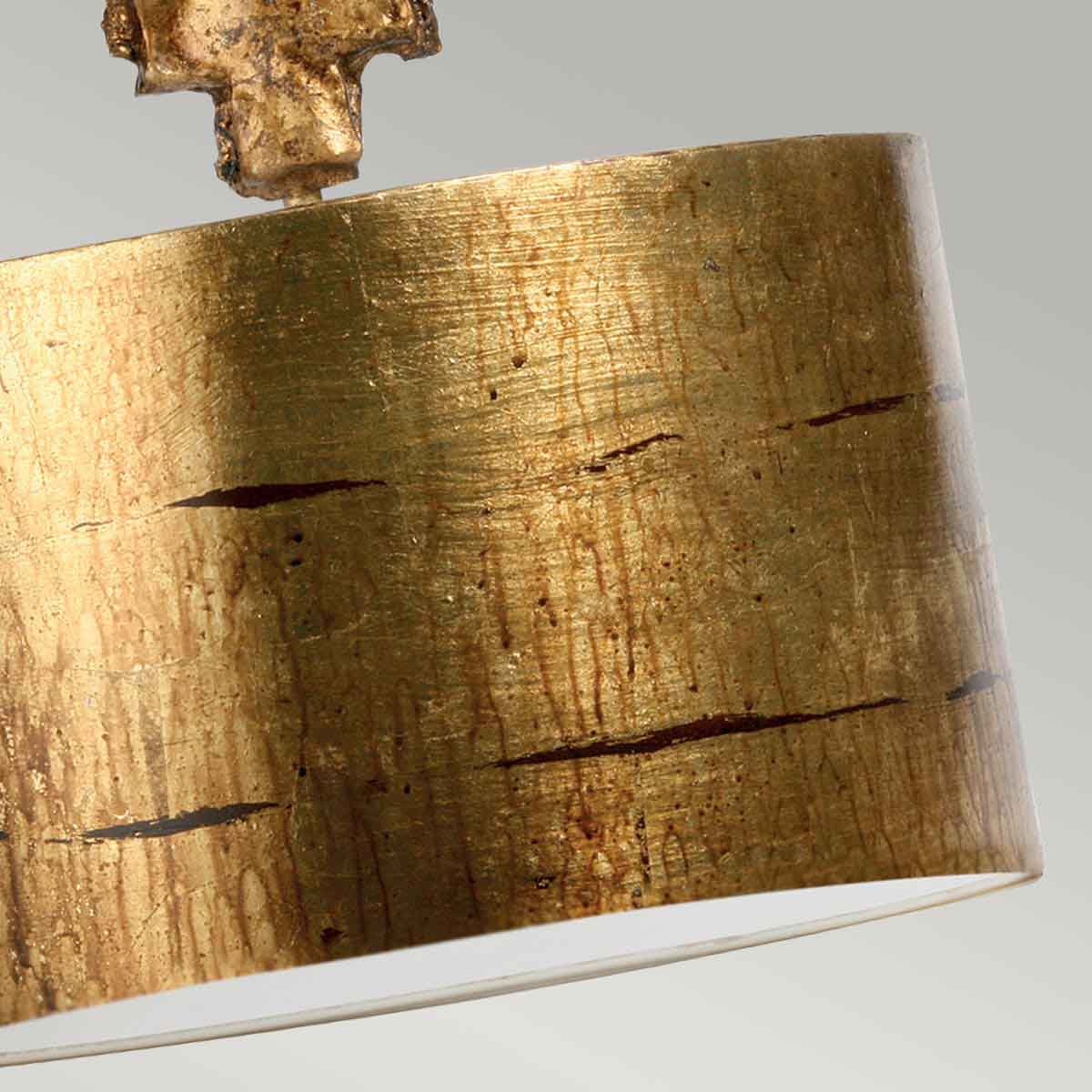 Flambeau Pendant from the Fragment range. Fragment 1 Light Large Pendant Product Code = FB-FRAGMENT-G-PL