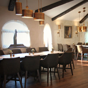 Flambeau Pendant from the Fragment range. Fragment 1 Light Large Pendant Product Code = FB-FRAGMENT-G-PL