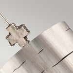 Flambeau Pendant from the Fragment range. Fragment 1 Light Large Pendant - Silver Product Code = FB-FRAGMENT-S-PL