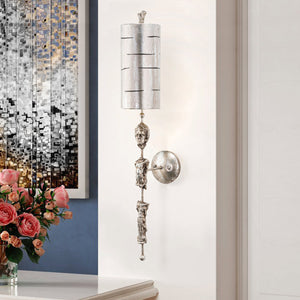 Flambeau Wall Light from the Fragment range. Fragment 1 Light Wall Light - Silver Product Code = FB-FRAGMENT-S1