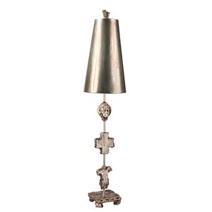 Flambeau Table Lamp from the Fragment range. Fragment 1 Light Table Lamp - Silver Product Code = FB-FRAGMENT-TL-S