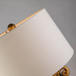 Flambeau Table Lamp from the Gallier range. Gallier 1-light Table Lamp - Black and Gold – SKU FB-GALLIER-TL