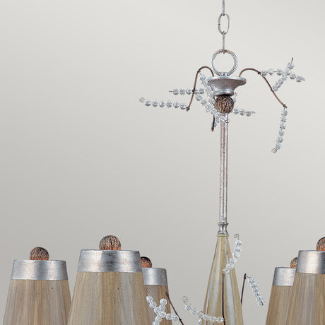 Flambeau Chandelier from the Kristal Luxe range. Kristal Luxe 6 Light Chandelier Product Code = FB-KRISTAL-LUXE6