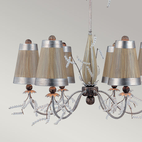 Flambeau Chandelier from the Kristal Luxe range. Kristal Luxe 6 Light Chandelier Product Code = FB-KRISTAL-LUXE6