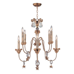 Flambeau Chandelier from the Mignon range. Mignon 8 Light Chandelier Product Code = FB-MIGNON8