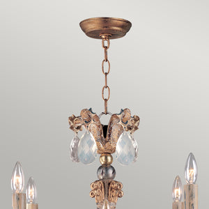 Flambeau Chandelier from the Mignon range. Mignon 8 Light Chandelier Product Code = FB-MIGNON8
