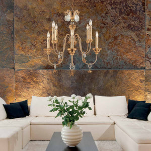 Flambeau Chandelier from the Mignon range. Mignon 8 Light Chandelier Product Code = FB-MIGNON8