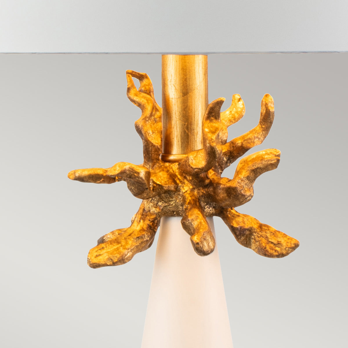 Flambeau Table Lamp from the Neo range. Neo 1 Light Table Lamp  Product Code = FB-NEO-TL-FR-WHT