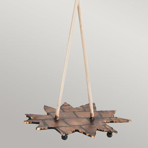 Flambeau Floor Lamp from the Nettle range. Nettle Luxe 2 Light Floor Lamp - Gold Product Code = FB-NETTLELUX-G-FL