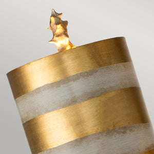 Flambeau Table Lamp from the Nettle Luxe range. Nettle Luxe 2 Light Table Lamp - Gold Product Code = FB-NETTLELUX-G-TL