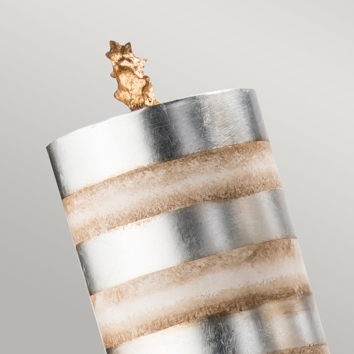 Flambeau Table Lamp from the Nettle Luxe range. Nettle Luxe 2 Light Table Lamp - Silver Product Code = FB-NETTLELUX-S-TL