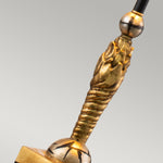 Flambeau Table Lamp from the Noma Luxe range. Noma Luxe 1 Light Table Lamp  Product Code = FB-NOMA-LUXE-TL