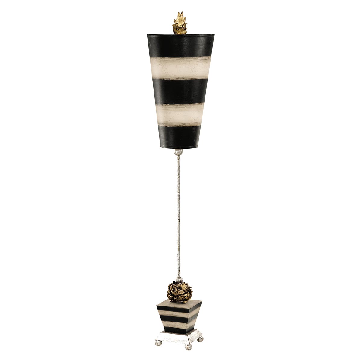 Flambeau Table Lamp from the Peony range. Peony 1 Light Table Lamp  Product Code = FB-PEONY-TL