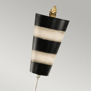 Flambeau Table Lamp from the Peony range. Peony 1 Light Table Lamp  Product Code = FB-PEONY-TL