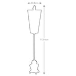 Flambeau Table Lamp from the Peony range. Peony 1 Light Table Lamp – SKU FB-PEONY-TL