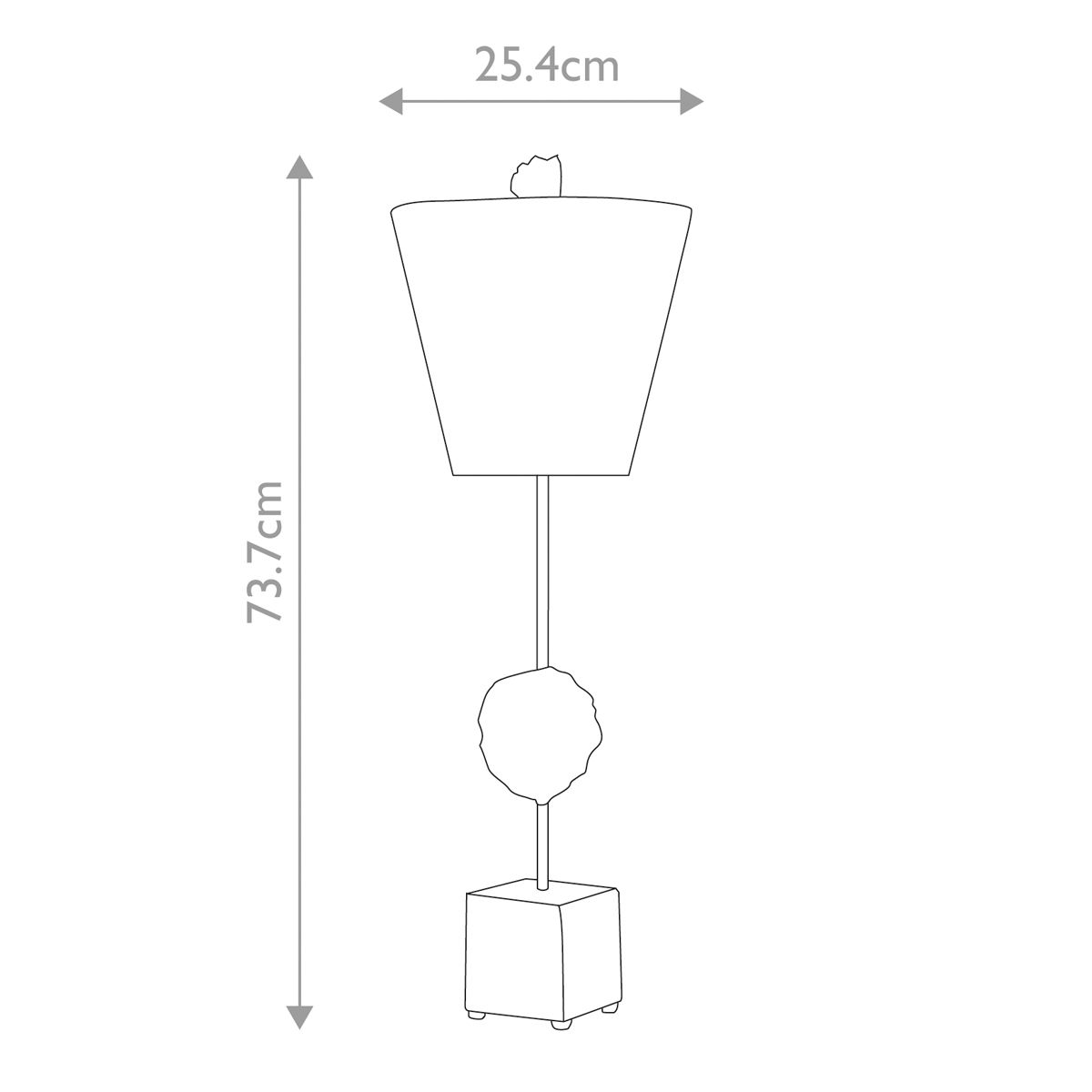 Flambeau Table Lamp from the Petra range. Petra 1-light Table Lamp - Bone White – SKU FB-PETRA-TL