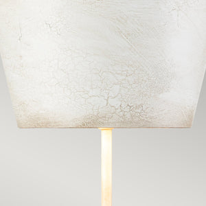 Flambeau Table Lamp from the Petra range. Petra 1lt Table Lamp - Bone White Product Code = FB-PETRA-TL