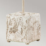 Flambeau Table Lamp from the Petra range. Petra 1lt Table Lamp - Bone White Product Code = FB-PETRA-TL