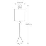 Flambeau Table Lamp from the Phoenician range. Phoenician 1 Light Table Lamp – SKU FB-PHOENICIAN-TL