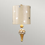 Flambeau Table Lamp from the Pompadour X range. Pompadour X 1 Light Table Lamp  Product Code = FB-POMPADOURX-TL