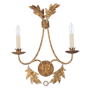 Flambeau Wall Light from the Sweet Olive range. Sweet Olive 2 Light Wall Light Product Code = FB-SWEET-OLIVE2