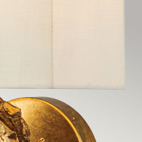 Flambeau Wall Light from the Swirl range. Swirl 1lt Large Wall Light - Gold Leaf Product Code = FB-SWIRL-1L-G