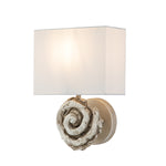 Flambeau Wall Light from the Swirl range. Swirl 1lt Large Wall Light - Bone White Product Code = FB-SWIRL-1L-W