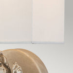Flambeau Wall Light from the Swirl range. Swirl 1-light Large Wall Light - Bone White – SKU FB-SWIRL-1L-W