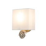 Flambeau Wall Light from the Swirl range. Swirl 1lt Small Wall Light - Bone White Product Code = FB-SWIRL-1S-W