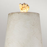 Flambeau Table Lamp from the Swirl range. Swirl 1-light Table Lamp - Bone White – SKU FB-SWIRL-TL