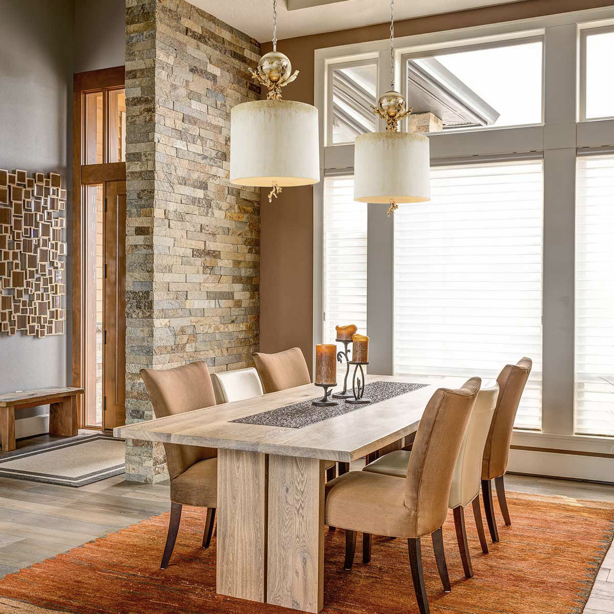 Flambeau Pendant from the Trellis range. Trellis 1 Light Pendant Product Code = FB-TRELLIS-P