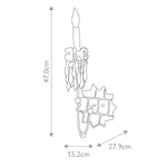 Flambeau Wall Light from the Venetian range. Venetian 1 Light Wall Light Product Code = FB-VENETIAN-W1